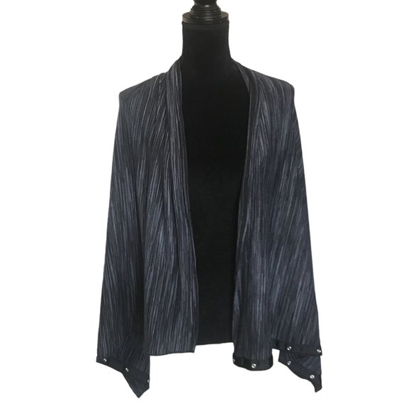 Champion Women's Snap Scarf in Black/Blue - O/S - Picture 4 of 5